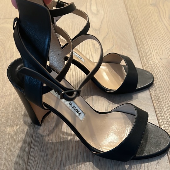 Manolo Blahnik leather sandals 38.5 - Picture 3 of 8